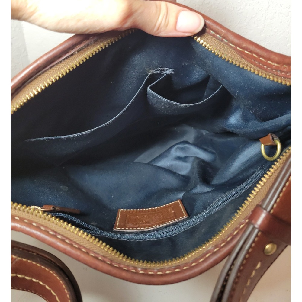 Vtg Coach Bleecker Legacy Patchwork Shoulder Bag Purse Hobo Boho - Read - Picture 11 of 17